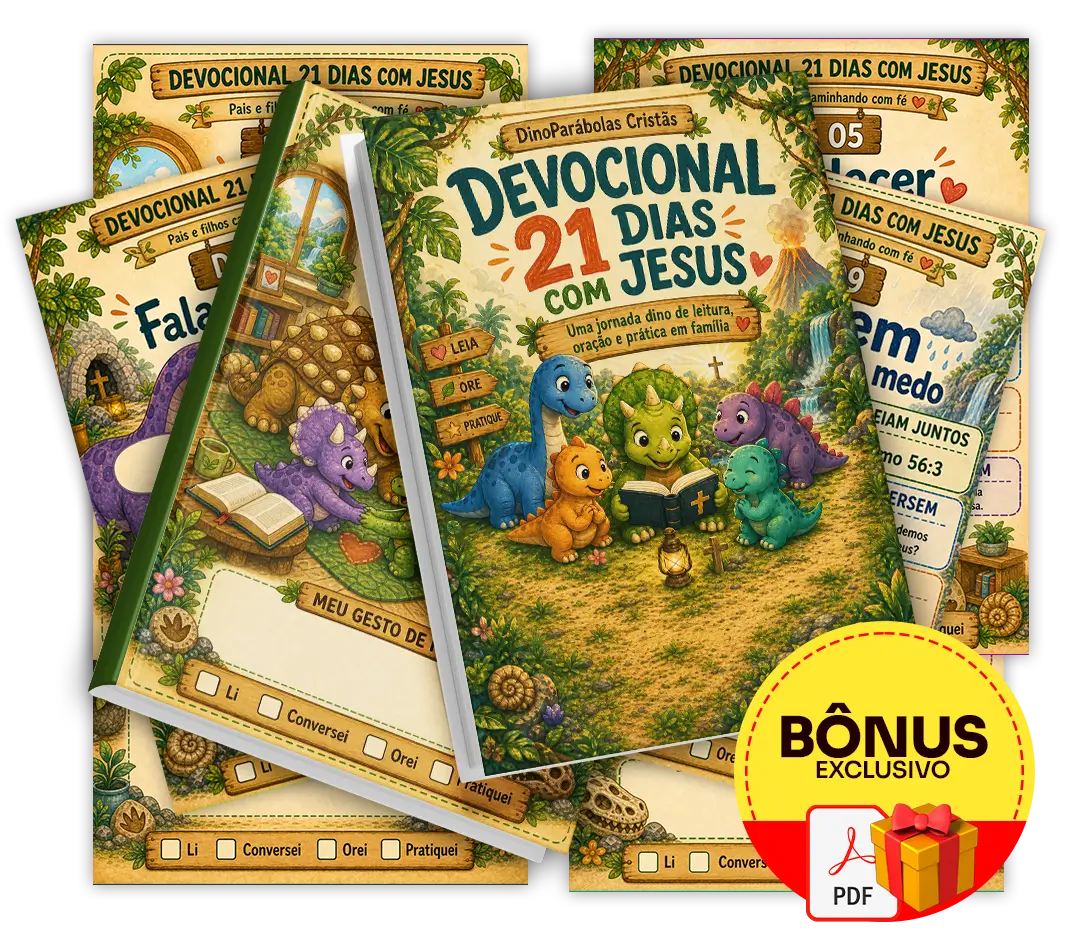 Mockup do bônus Devocional 21 Dias com Jesus