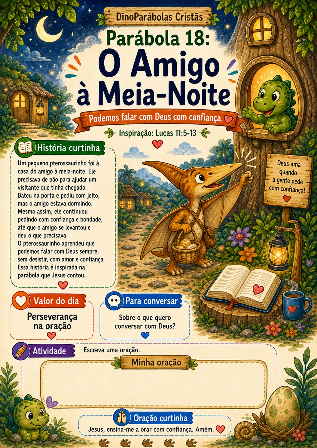 Prévia da parábola O Amigo à Meia-Noite