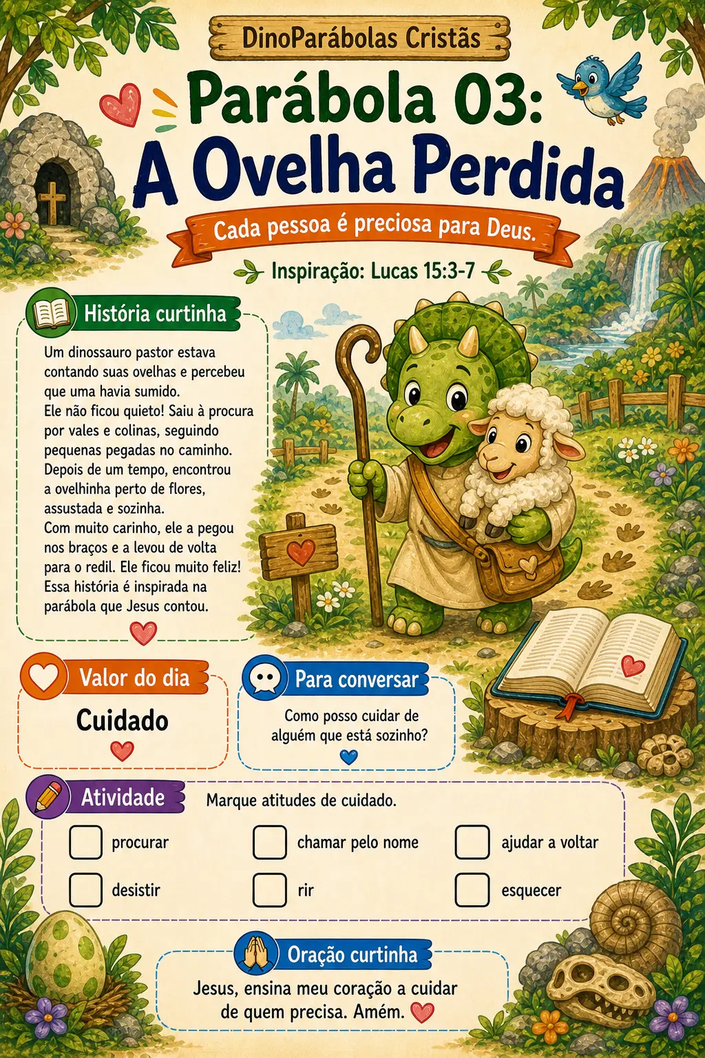 Prévia da parábola A Ovelha Perdida