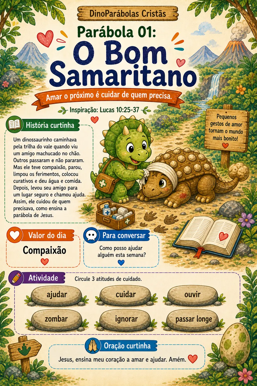 Prévia da parábola O Bom Samaritano